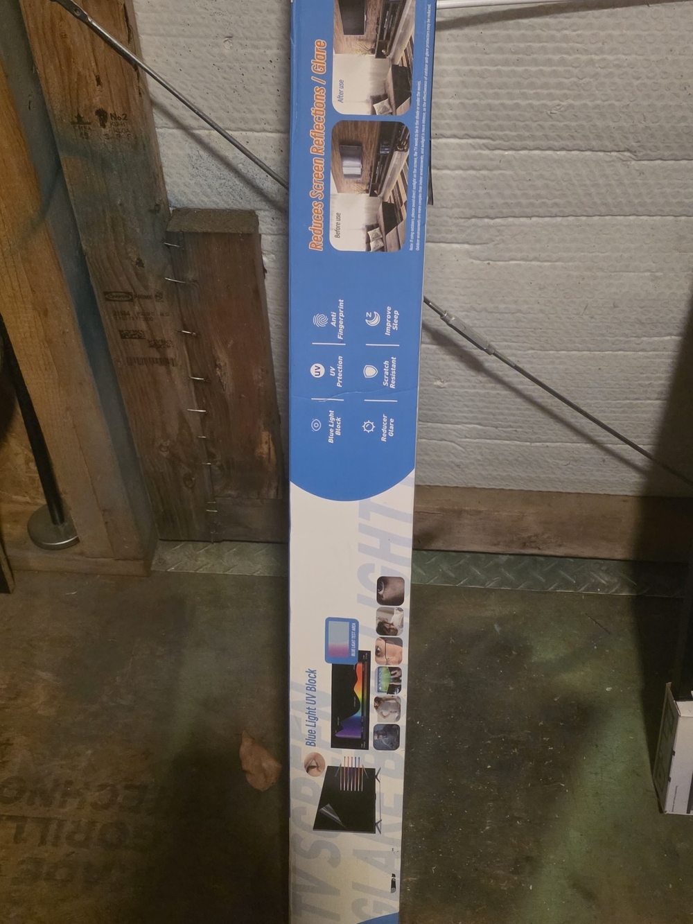 Anti Glare Privacy Screen Protector for T.V.